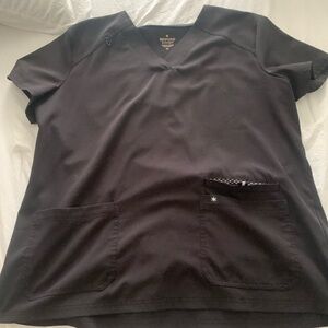 Beyond Scrubs Women's Black Top